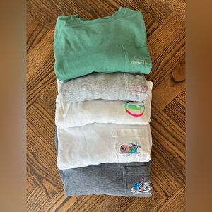 Vineyard Vines Colorful Long Sleeve T-Shirt Collection in Boys M (10/12)